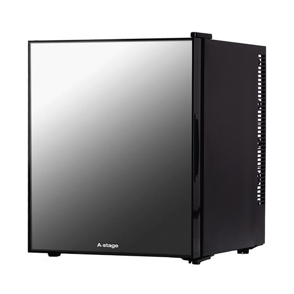 A-Stage PR02B-32MG ミラーガラス冷蔵庫 1ドア 32L 左右ドア開き対応