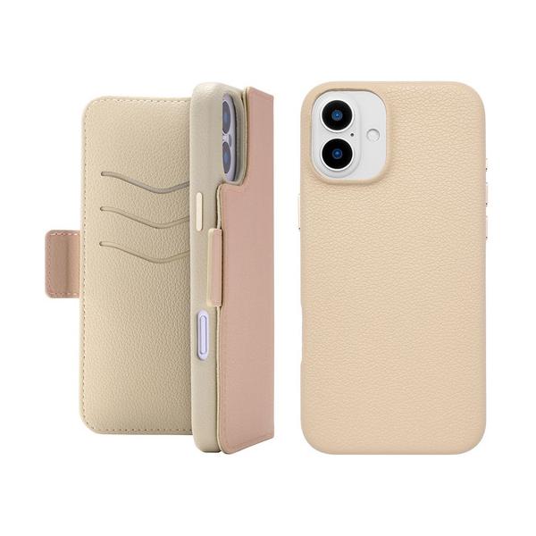 ユニケース 2Way Mag Flip Case for iPhone 16 Plus (pink) UNI-CSDIP24L-2MFPK