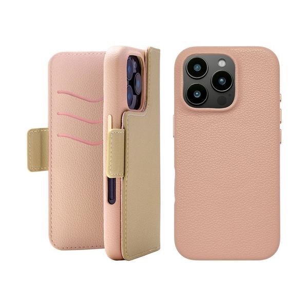 ユニケース 2Way Mag Flip Case for iPhone 16 Pro (beige) UNI-CSDIP24MP-2MFBE