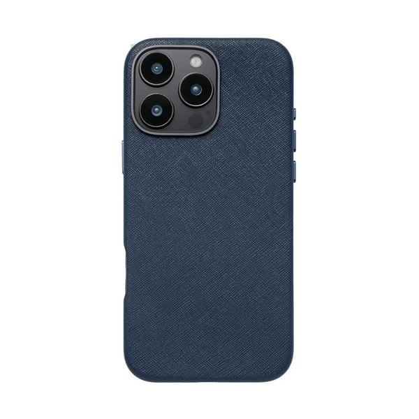 ユニケース Mag Plain Case for iPhone 16 Pro (navy) UNI-CSIP24MP-2MPNV