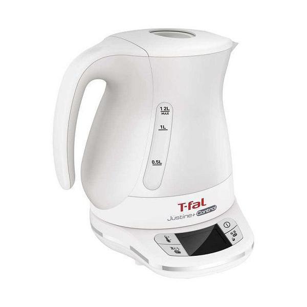 ティファール T-fal 電気ケトル ジャスティンプラスコントロール ホワイト 1.2L KO7551JP