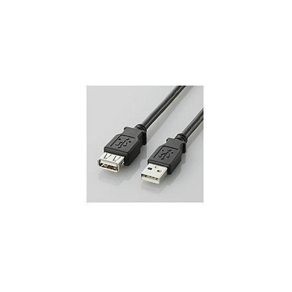 他サイト： エレコム U2C-E20BK USB2.0延長ケーブル(A-A延長タイプ) 2.0mの商品画像