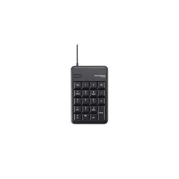 他サイト： エレコム　TK-TCM011BK　USBテンキーボード（ブラック）の商品画像