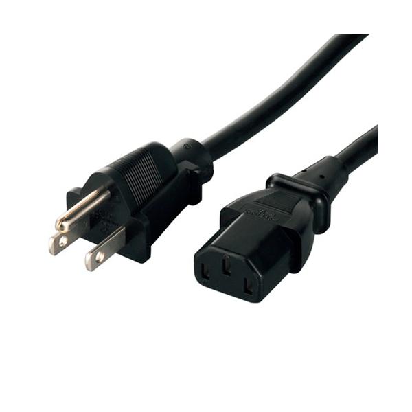 他サイト： バッファロー BSACC0720BKA 電源ケーブル　3ピンソケット（メス）⇔3ピンプラグ（オス） 2.0m ブラックの商品画像