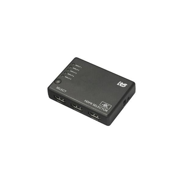 切替器 ラトックシステム HDMI ラトックシステム RS-HDSW51-4K 4K60Hz対応 5入力1出力 HDMI切替器