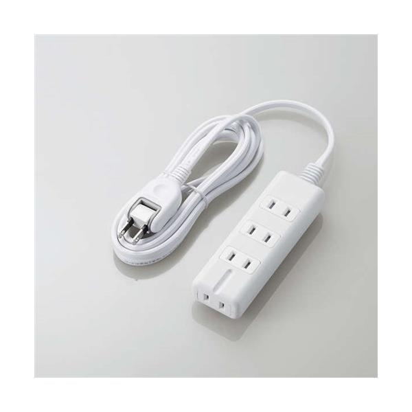 他サイト： エレコム T-KM01-2420WH スタンダード雷・磁石タップ 4口 2mの商品画像