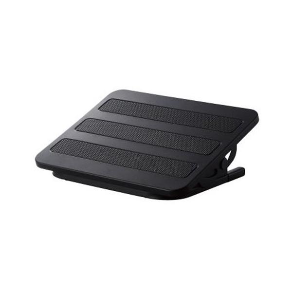 他サイト： エレコム PCA-FR01BK フットレスト スチール製 無段階調整 ブラックの商品画像