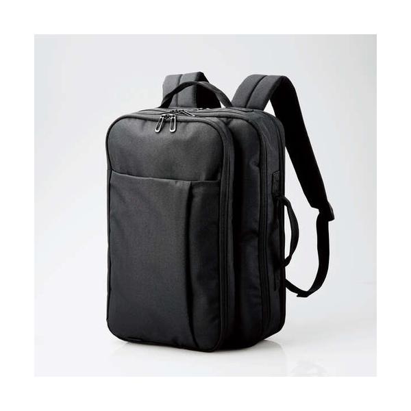 エレコム　BM-BSBPBK　キャリングバッグ　ビジネスバックパック　2way　15.6インチ　ブラック 131