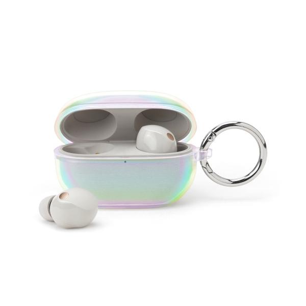 PGA PG-XM5TP02AR WF-1000XM5用 クリアソフトケース Premium Style オーロラ PGXM5TP02AR