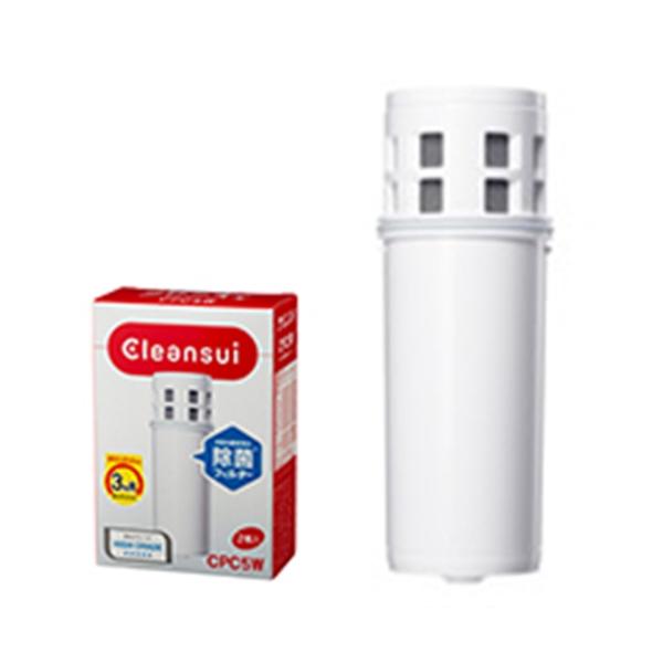 クリンスイ ポット型 浄水器 カートリッジ CPC5W-NW (計2個) 交換カートリッジ 浄水カートリッジ PFAS ピーファス PFOS PFOA CLEANSUI [CPC5W-NW]