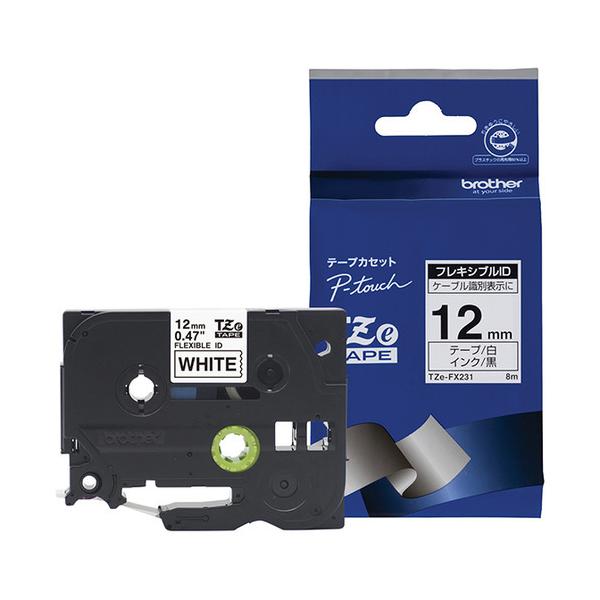 �u���U�[ TZe-FX231 P-Touch�p �t���L�V�u��ID���~�l�[�g�e�[�v�i���j