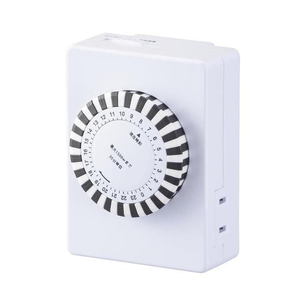 他サイト： オーム電機 HS-A24T 24時間タイマースイッチ 30分単位ギア式の商品画像