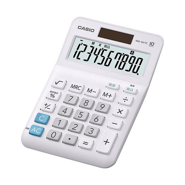 カシオ　MW-10VTC-N　スタンダード電卓　10桁 52