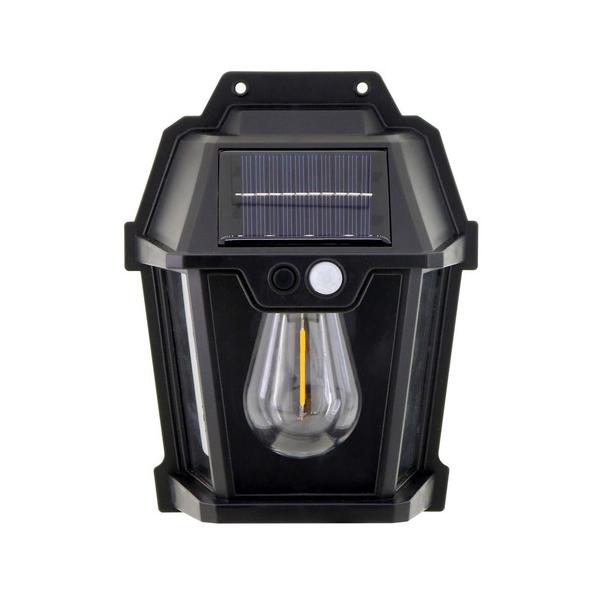 トレードワン　30875　モーションセンサー付照明バルブスター1灯　フィラメント電球LED　3つのモード搭載　ブラック 50