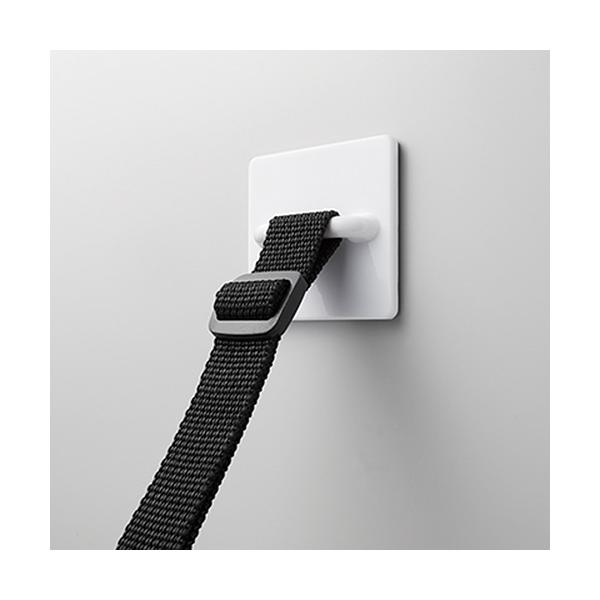 他サイト： エレコム TS-002N2 耐震ベルト 粘着シールタイプ(〜75V型)の商品画像