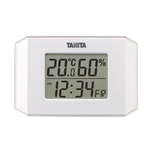 タニタ　TT-574-WH　デジタル温湿度計　ホワイト 500