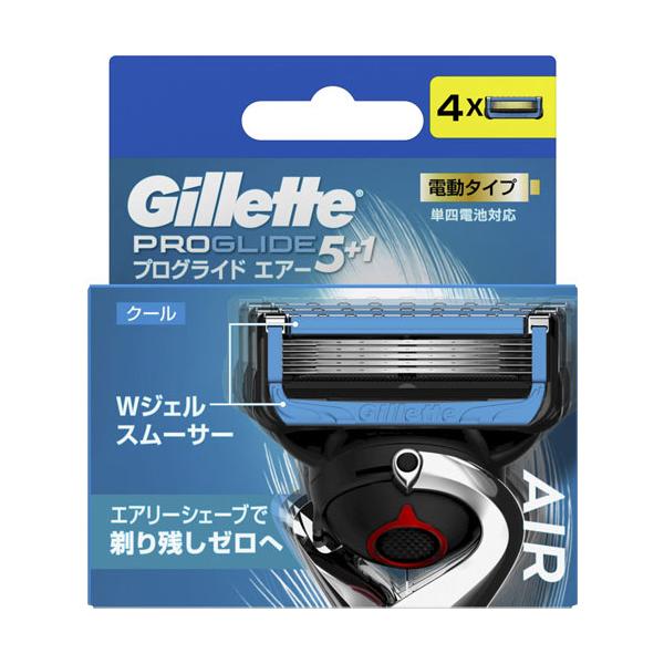 (ポスト投函)(P＆G)ジレット プログライドエアー 電動替刃 4個入
