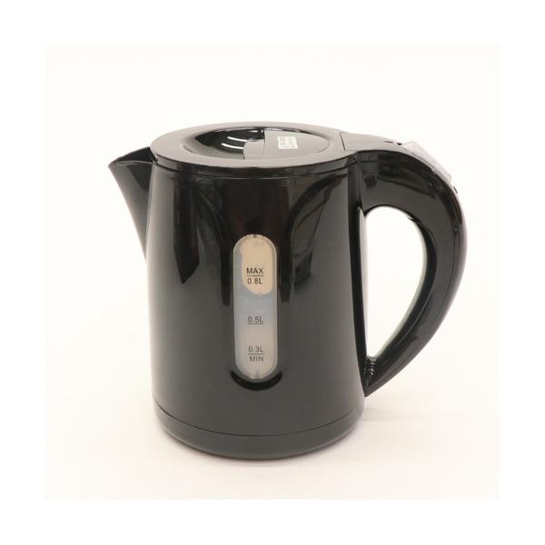 【推奨品】ヒロ・コーポレーション KTK-08 コンパクトケトル 0.8L ブラック KTK08