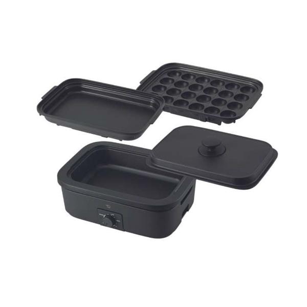 象印マホービン　EJ-DE30　デイリーコンパクトプレート　ブラック 44