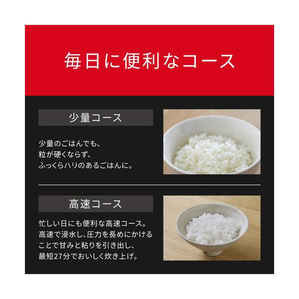 パナソニック IHジャー炊飯器 備長炭釜 5.5合 SRN210DW