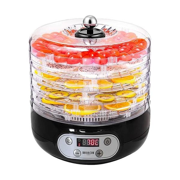 BelleLife　BLF-268RL-B　フードドライヤー　丸型　250W　温度設定可能　5段トレイ　省エネ設計　ブラック 44