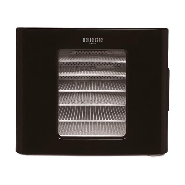 BelleLife　BLF-400DLS　2in1フードドライヤー　角型　400W　6段ステンレス製トレイ　熱風循環機能　温度も時間も調整可能　ブラック 44