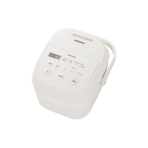 東芝 RC-5AMX(W) マイコン炊飯器 厚釜1.7mm ふっくら炊き上げ 3合炊き