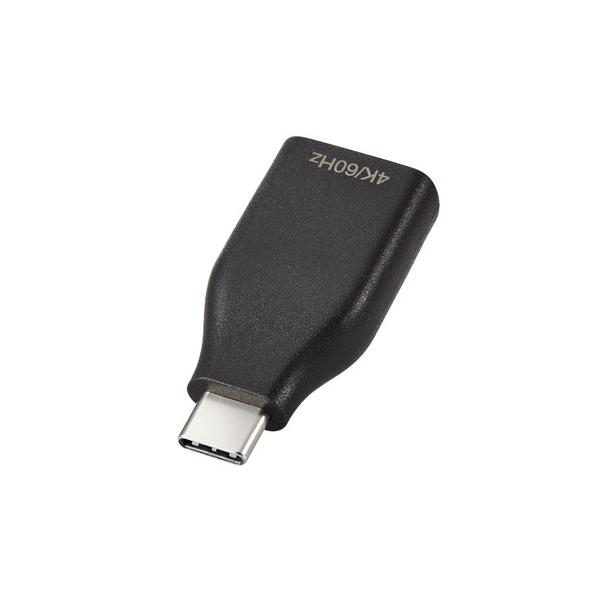 エレコム MPA-CHDMIQDBK 変換アダプタ Type-C to HDMI 4K 60Hz 映像出力用 ブラック