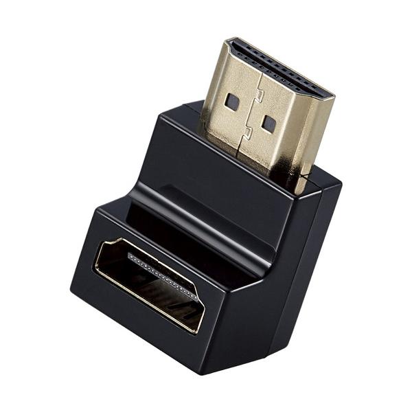 エレコム　AD-HDAABS02BK　HDMI延長アダプター／L字下／AF-AM／スリムタイプ／ブラック　ADHDAABS02BK 131