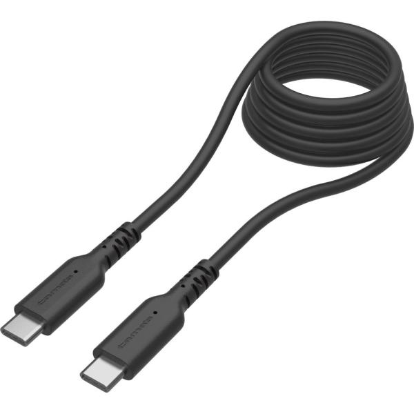 多摩電子工業　PD240W　USB-C　to　Cソフトケーブル　2.0m　ブラック　過熱防止　TH302CC20K 131