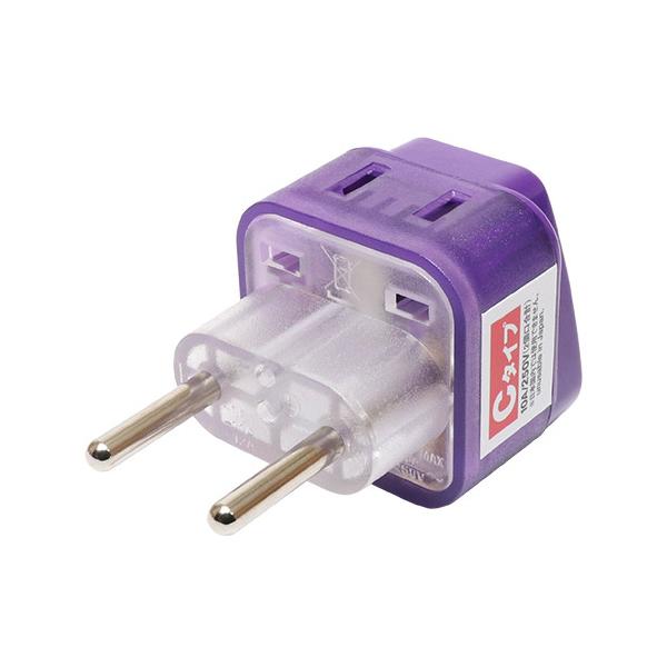 ナカバヤシ　MBA-WC　海外電源変換アダプタ　Wコンセント　Cタイプ 131