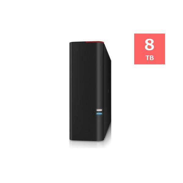 他サイト： バッファロー HD-GD8.0U3D DRAMキャッシュ搭載 USB3.0用 外付けHDD 8TBの商品画像