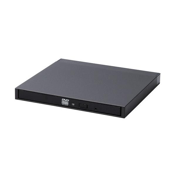 ポータブル DVD ドライブ USB3.2(Gen1) Native 外付け DVDドライブ M-DISC対応 書き込みソフト付 ブラック エレコム ┃LDR-PML8U3LBK ロジテック
