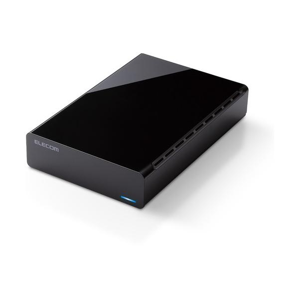 【推奨品】エレコム ELD-HTV020UBK 外付けハードディスク 2TB ラバーフット付 ブラック ELDHTV020UBK