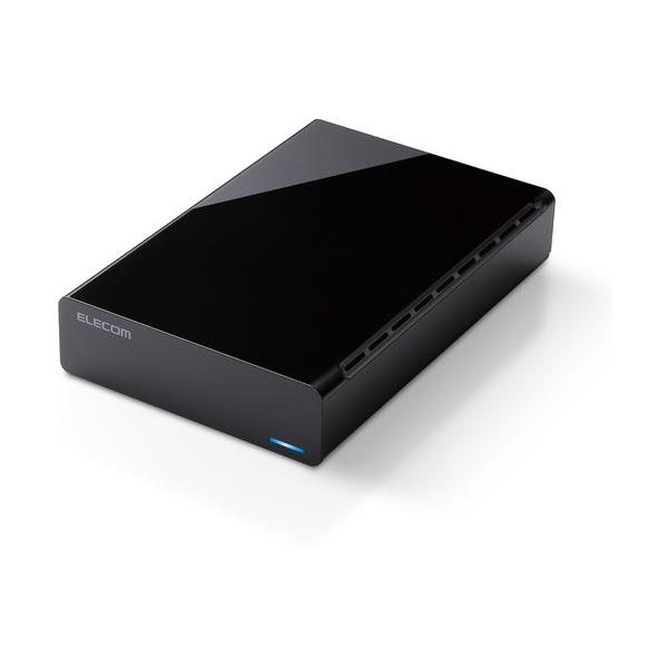 【推奨品】エレコム　ELD-HTV040UBK　外付けハードディスク　4TB　ラバーフット付　ブラック　ELDHTV040UBK 124