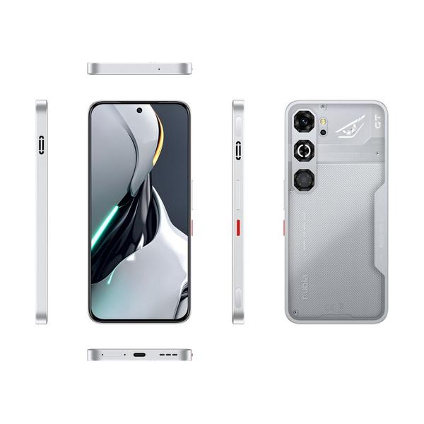 nubia Neo 5 GT 5G ゲーミングスマートフォン 6.8インチ 有機ELディスプレイ 8GBメモリ 256GBストレージ 背面LEDライティング シルバー