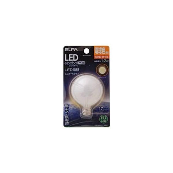 ELPA（エルパ） ELPA LDG1L-G-E17-G261 LED電球 「ミニボールG50