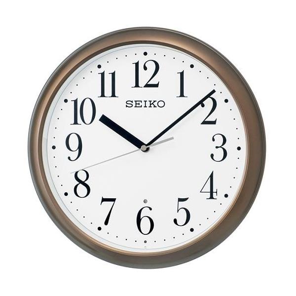 セイコークロック　KX218B　スタンダード　電波掛時計　ステップセコンド　おやすみ秒針 820