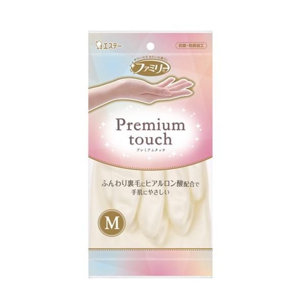 エステー　　ファミリープレミアムタッチ　ヒアルロン酸　M　パールホワイト 858
