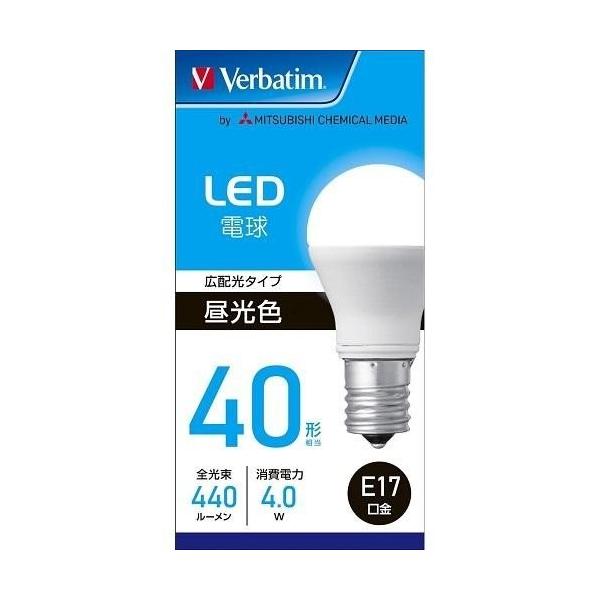 �o�[�x�C�^��(Verbatim) LDA4DE17GLV4 �����F LED�d�� E17���� 40�` 440lm