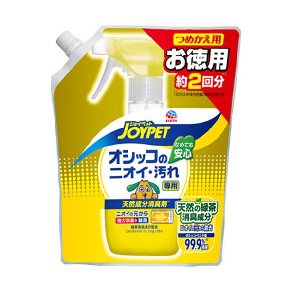 アース・ペットEBC　天然成分消臭剤オシッコのニオイ・汚れ専用詰替え　ジャンボパック　450ml 866