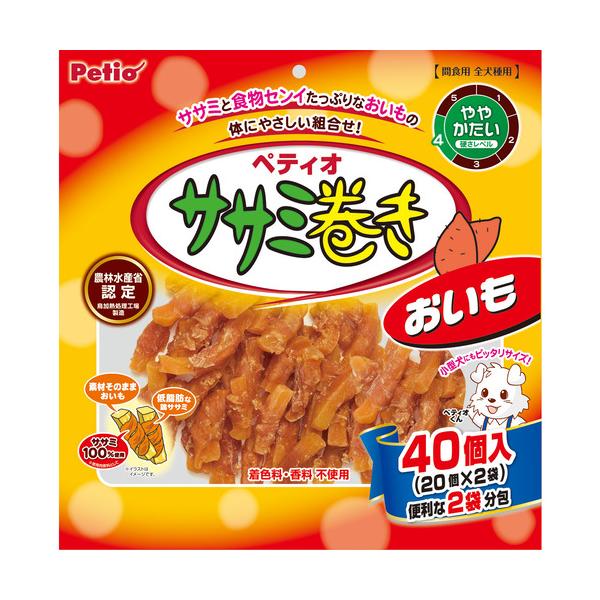 他サイト： ペティオ ササミ巻き おいも 40個の商品画像