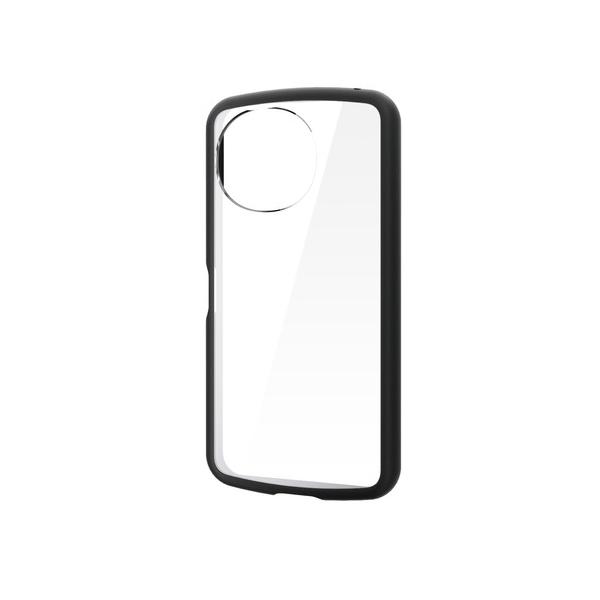 エレコム PM-S253TSLFCBK AQUOS sense10 ( SH-53F ) ケース ハイブリッド カバー 軽量 薄型 ストラップホールシート付 ブラック
