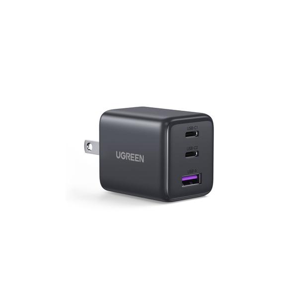 UGREEN 55537 30W 3-Port GaN 急速充電器 PD3.0急速充電
