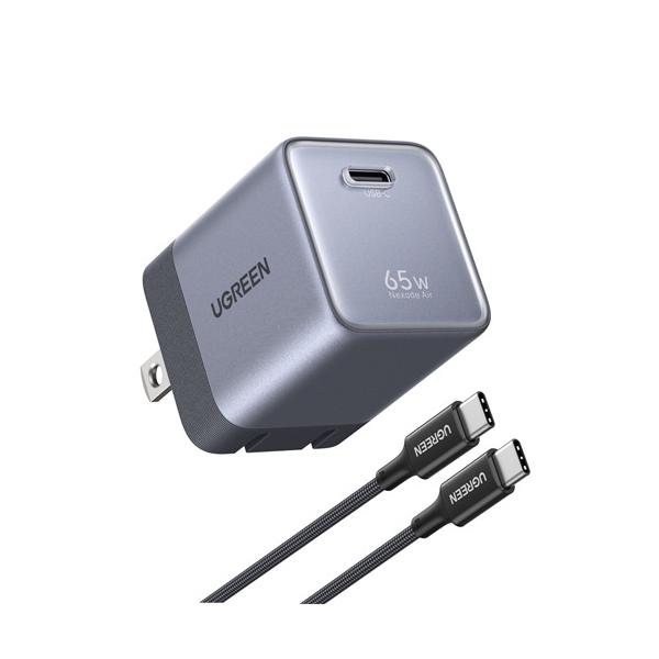 UGREEN 75813 Nexode Air 急速充電器 1ポート 65W出力 GaNチップ採用
