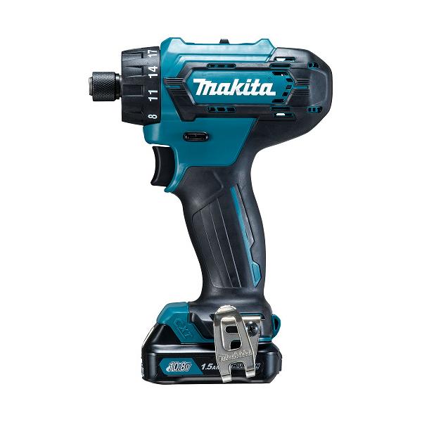 他サイト： マキタ DF033DSHS 10.8V 充電式ドライバドリル (1.5Ahバッテリ×1、充電器DC10SA、ソフトケース付)の商品画像