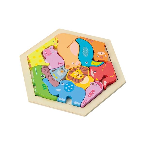 アーテック 木製六角パズル どうぶつ 21424 : ヤマダデンキ Yahoo!店