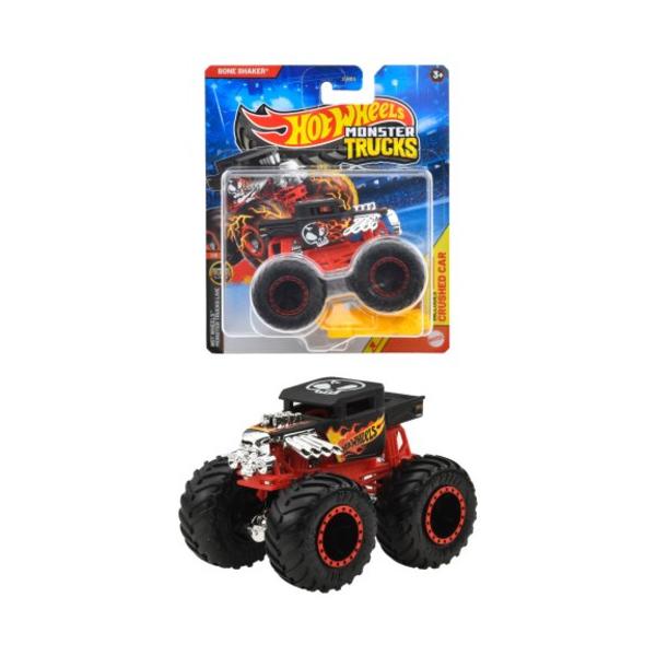 マテル 1／64 ホットウィール モンスタートラック 1：64 ボーン