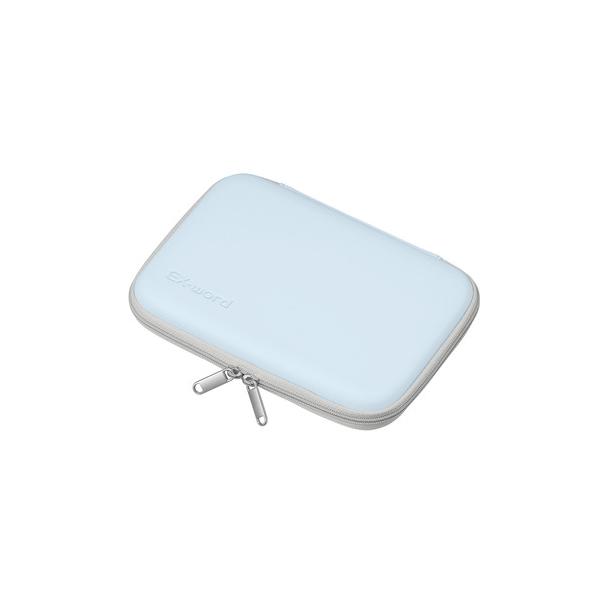 カシオ エクスワード用ケース セミハードカバータイプ(ブルー) CASIO EX-word XD-CC2402BU 返品種別A