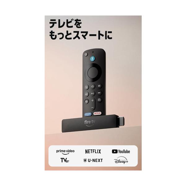 Amazon B0DVJ64ZLT Amazon Fire TV Stick HD �X�g���[�~���O���f�B�A�v���C���[ �t��HD�掿 Wi-Fi 6�Ή� �u���b�N ���i�摜1